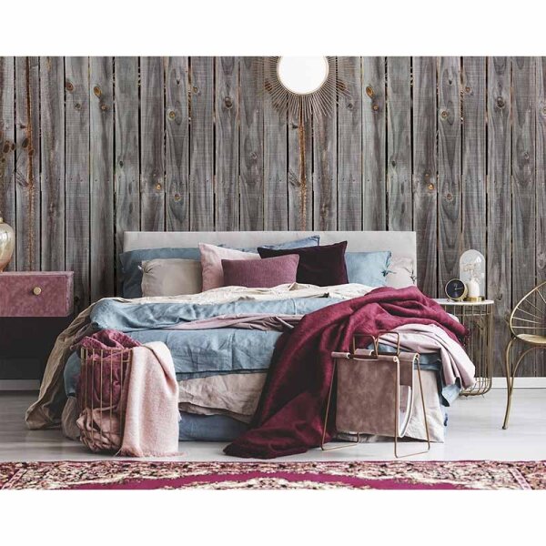 Digitaldruck-Tapete PlankDark livingwalls (DD115668)