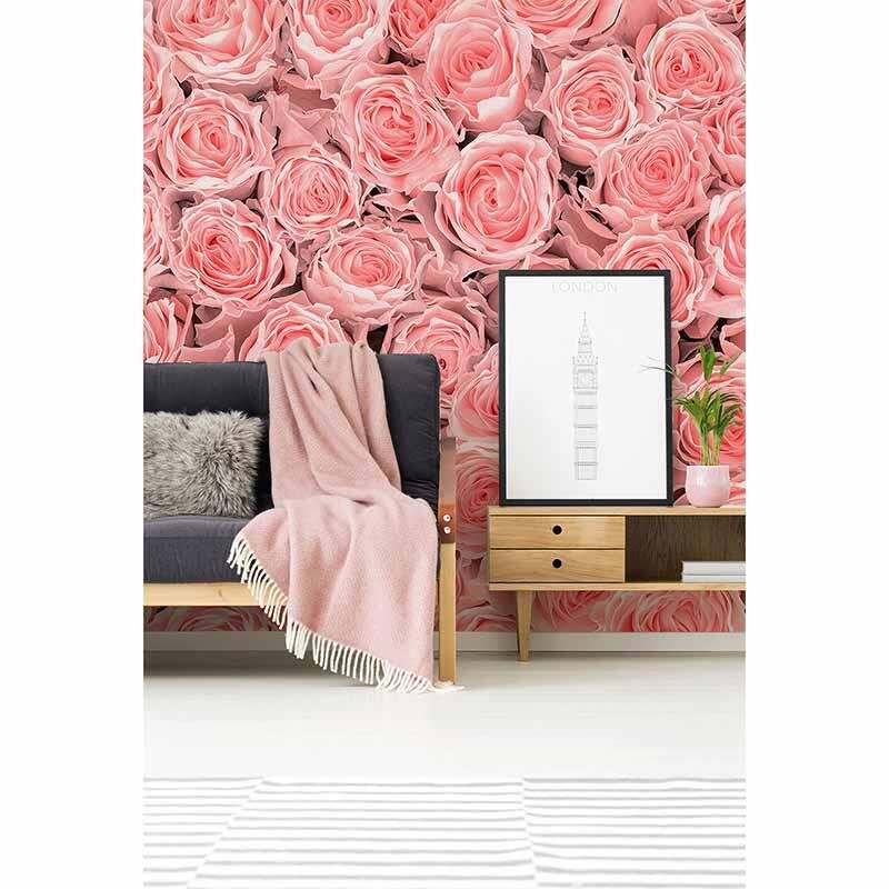 Digitaldruck-Tapete PinkRoses livingwalls (DD115088)