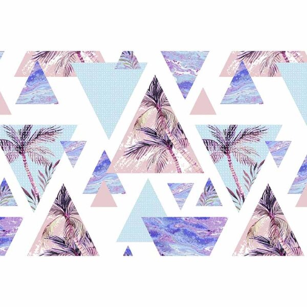 Digitaldruck-Tapete PalmsTriangles livingwalls (DD115645)