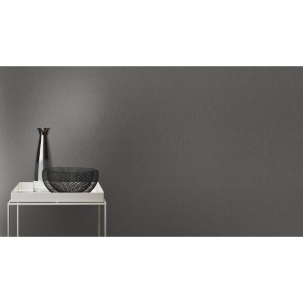 Tapete Grau, Silber, Schwarz, Anthrazit Rasch Vliestapete (608694)