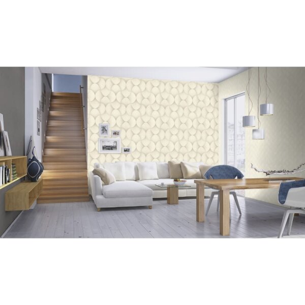 Tapete Grau, Silber, Schwarz, Anthrazit Rasch Vliestapete (608694)