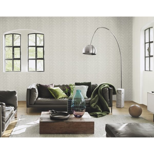 Tapete Grau, Silber Rasch Vliestapete (608663)