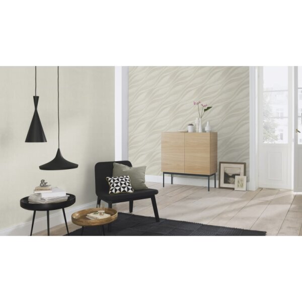 Tapete Grau, Silber Rasch Vliestapete (608663)