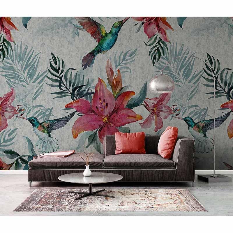 Digitaldruck-Tapete JungleFlower2 livingwalls (DD115650)