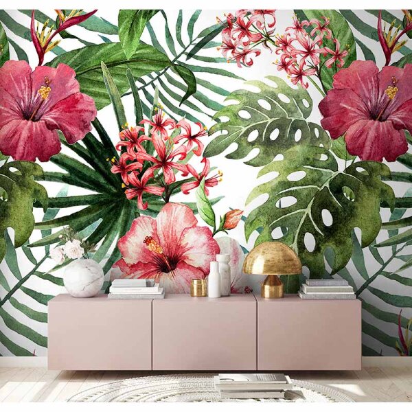 Digitaldruck-Tapete JungleFlower1 livingwalls (DD115655)