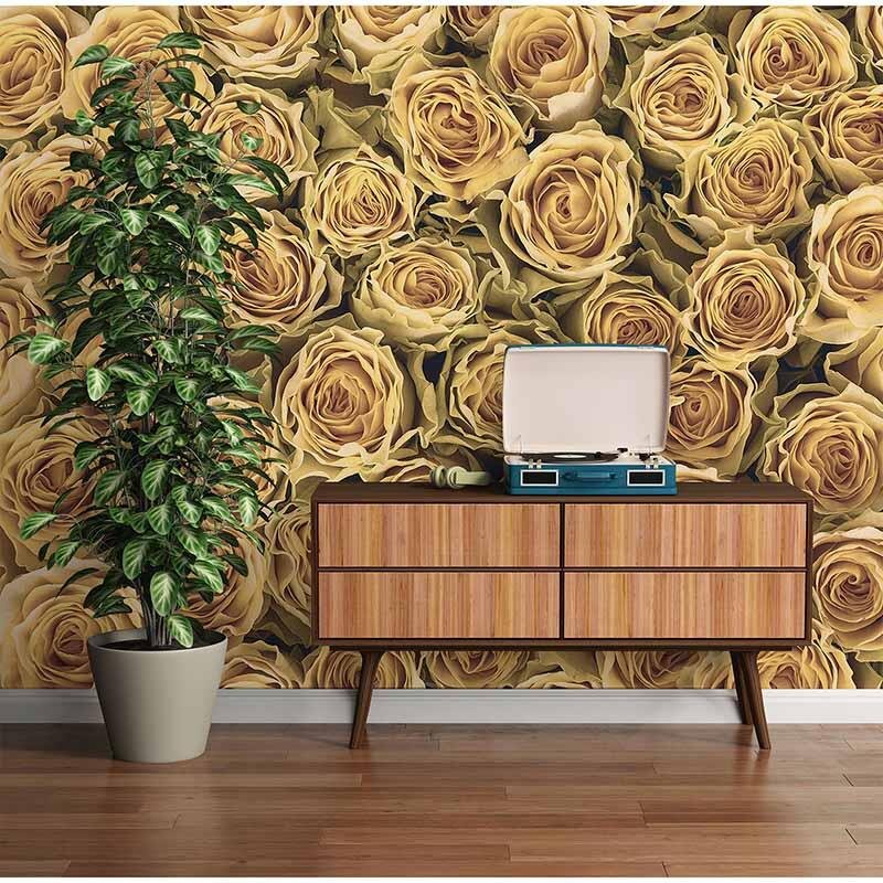Digitaldruck-Tapete GoldenRoses livingwalls (DD115083)