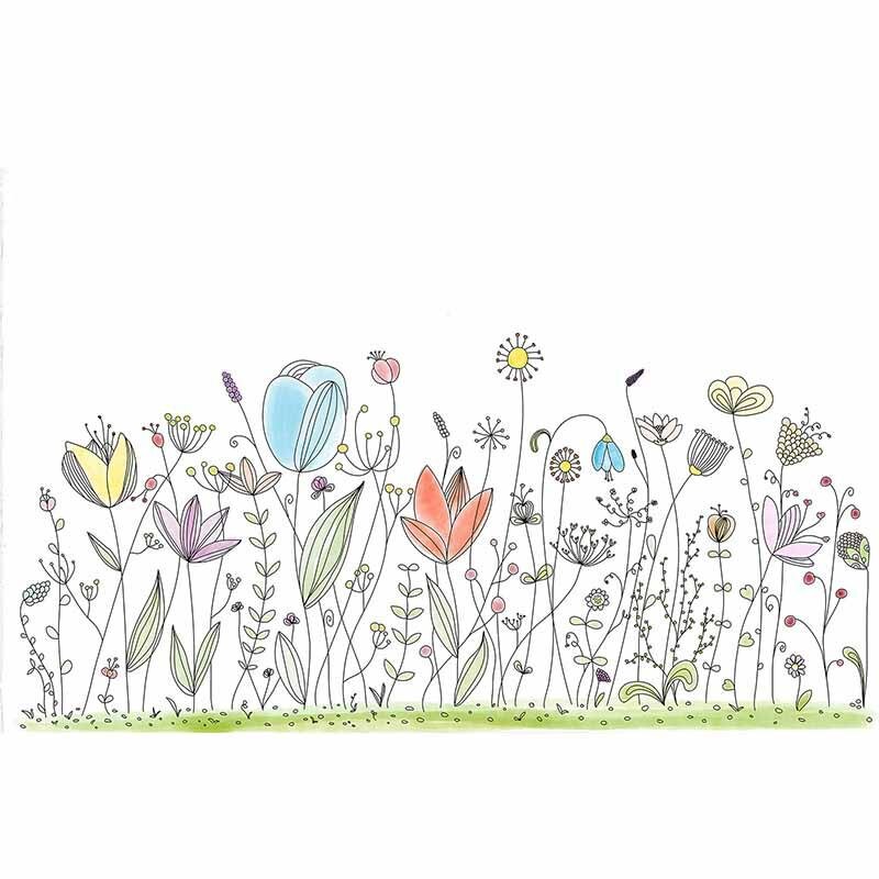 Digitaldruck-Tapete Flowers2 livingwalls (DD114857)