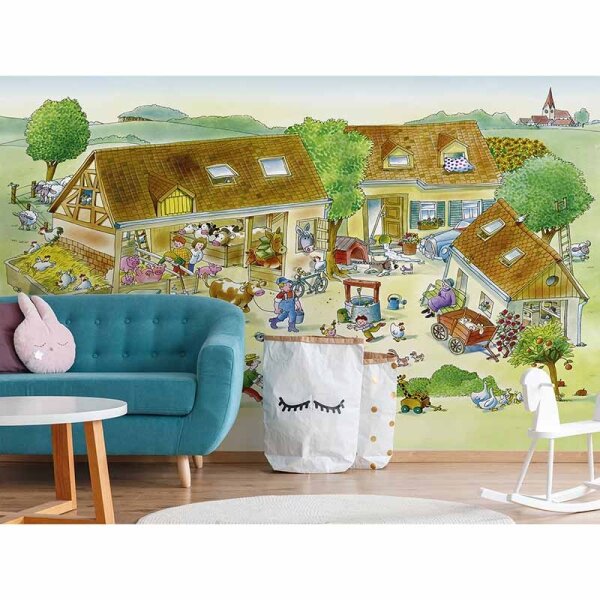 Digitaldruck-Tapete Farm livingwalls (DD114821)