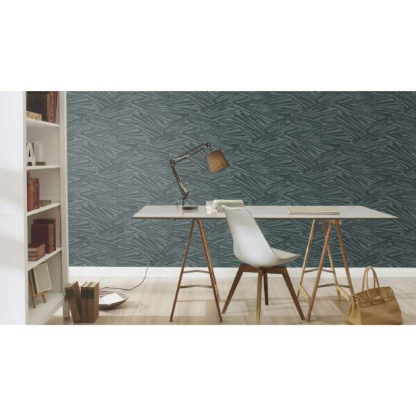 Tapete Blau Rasch Vliestapete (608359)