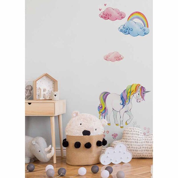 Digitaldruck-Tapete Einhorn livingwalls (DD114772)