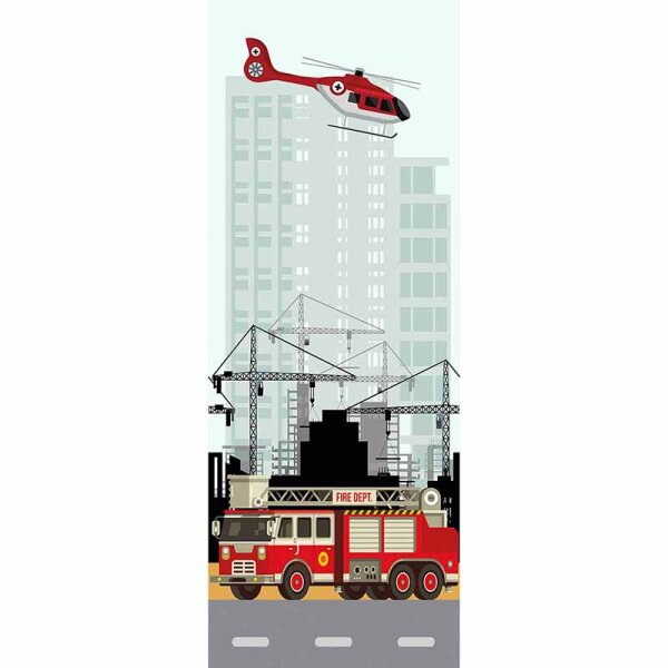 Digitaldruck-Tapete CityDrehleiter livingwalls (DD114747)