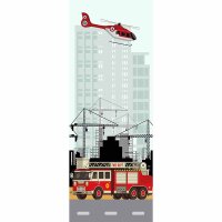 Digitaldruck-Tapete CityDrehleiter livingwalls (DD114747)