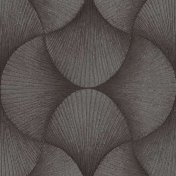 Tapete Grau, Silber, Schwarz, Anthrazit Rasch Vliestapete (608250)