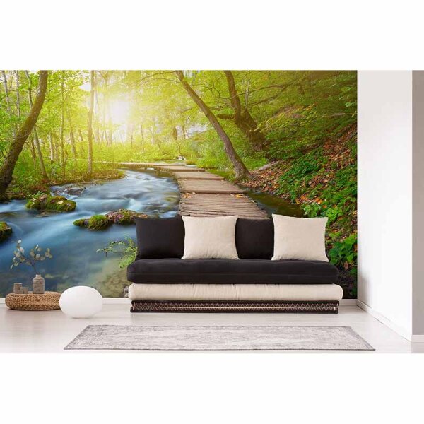 Digitaldruck-Tapete Boardwalk livingwalls (DD115025)