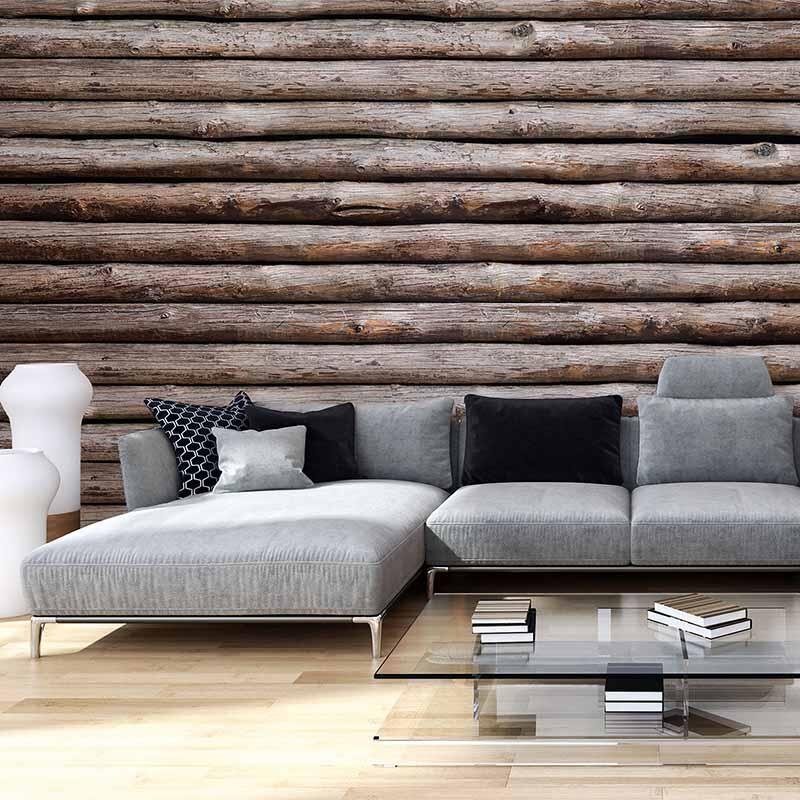 Digitaldruck-Tapete Blockhuette livingwalls (DD115660)