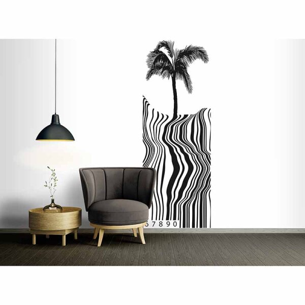 Digitaldruck-Tapete Barcode Beach livingwalls (DD116214)