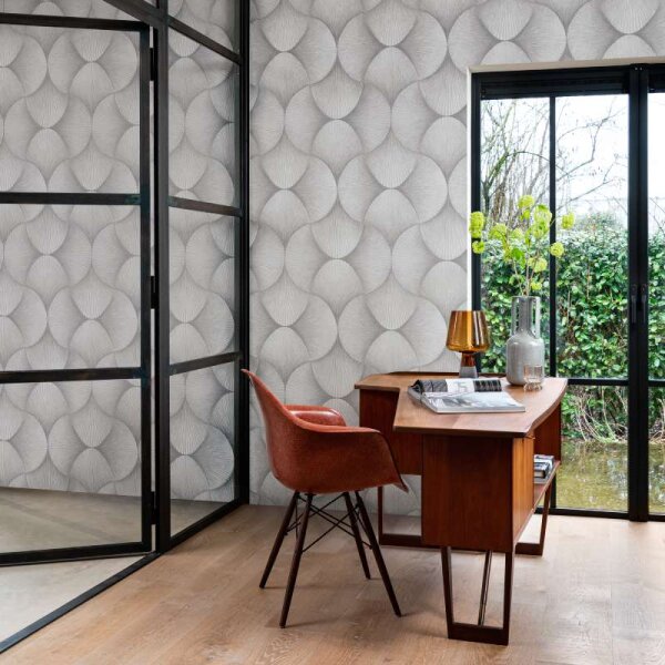 Tapete Grau, Silber Rasch Vliestapete (608212)