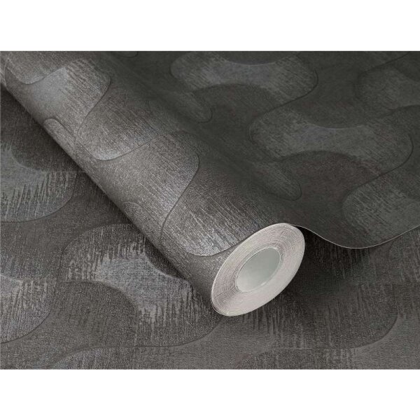 Tapete Grau, Silber Rasch Vliestapete (608168)