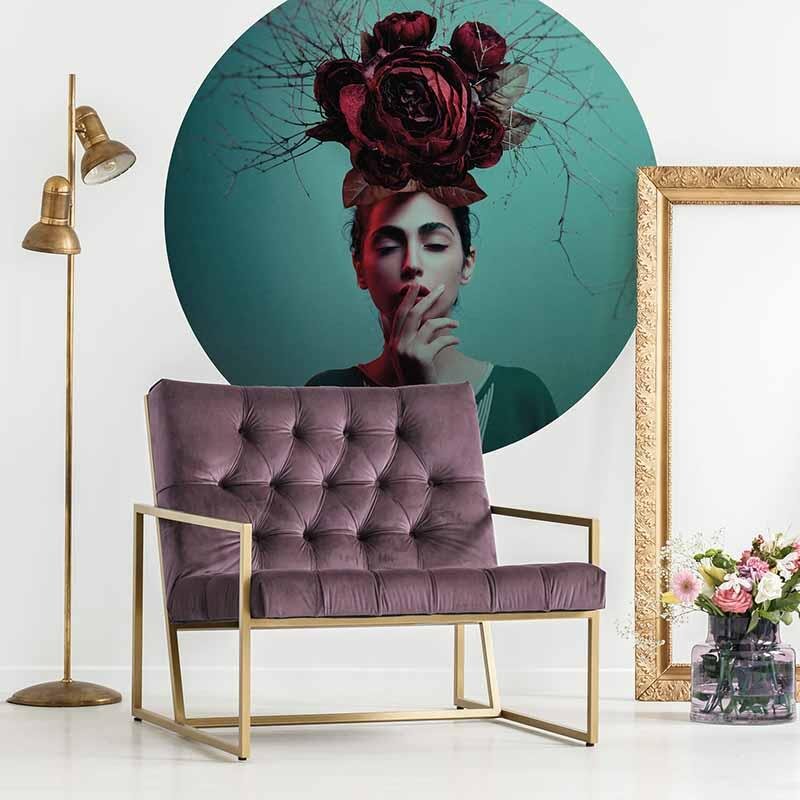 Digitaldruck-Tapete Flowers in her Hair livingwalls (DD119210)