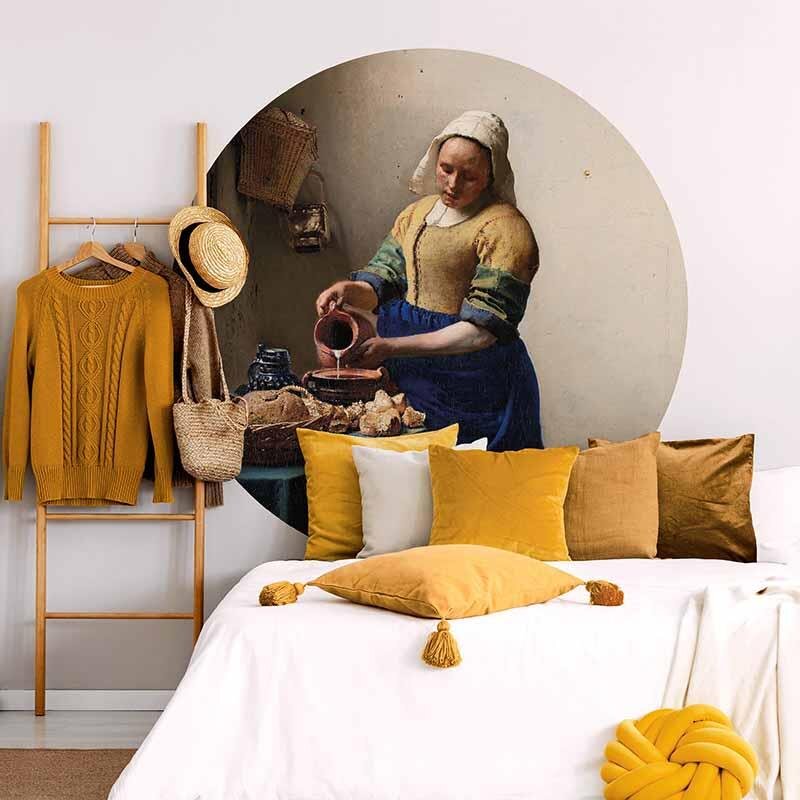 Digitaldruck-Tapete Vermeer - The Milkmaid livingwalls (DD119207)