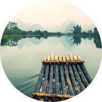Digitaldruck-Tapete Raft Trip in China livingwalls...