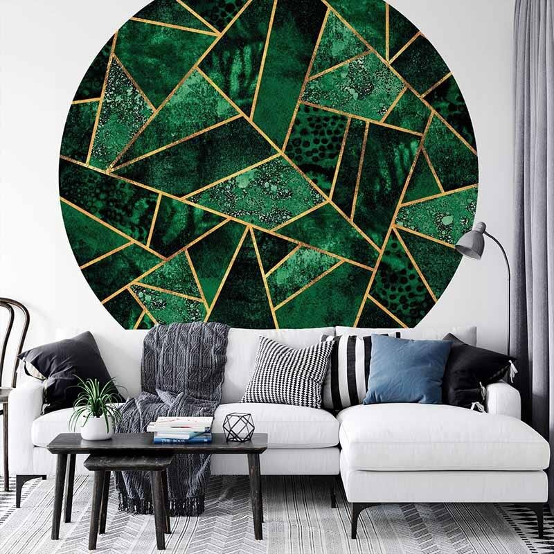 Digitaldruck-Tapete Dark Green Emeralds livingwalls (DD119195)