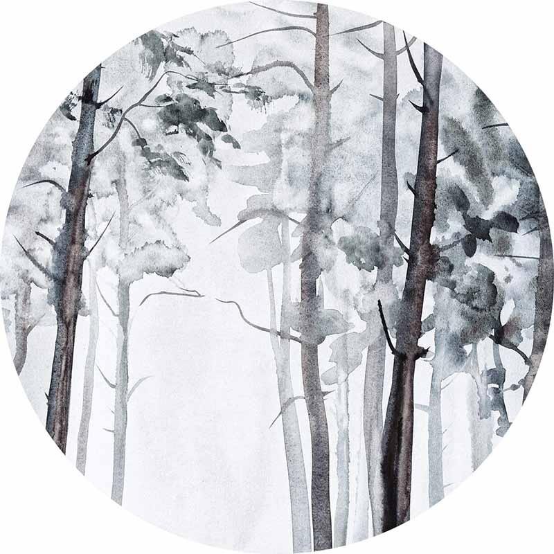 Digitaldruck-Tapete Watercolour Forest livingwalls (DD119188)