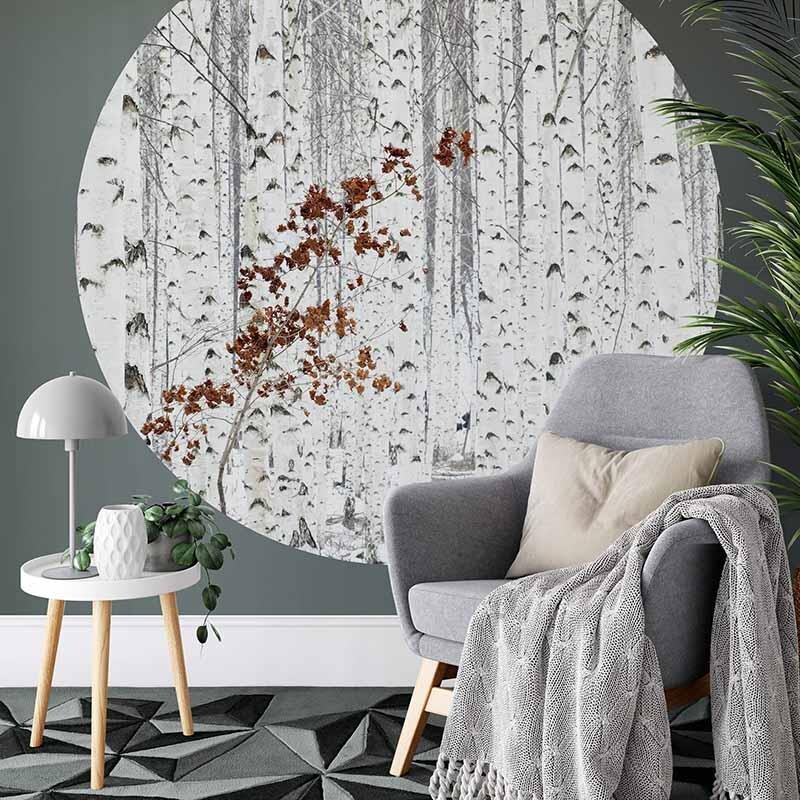 Digitaldruck-Tapete White Birch Forest livingwalls (DD119180)