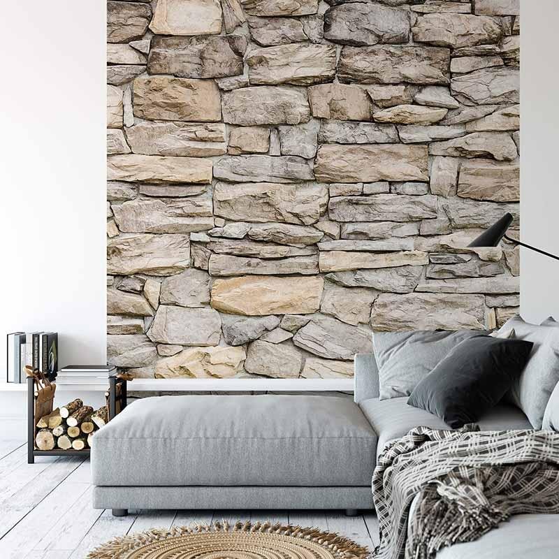 Digitaldruck-Tapete Stone Wall II livingwalls (DD119178)