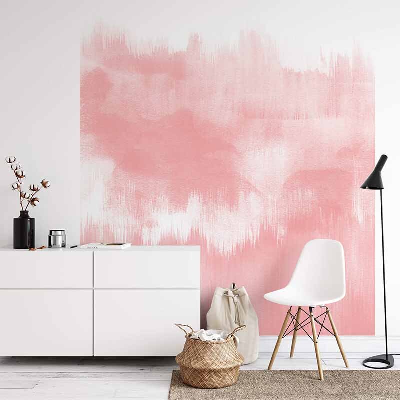 Digitaldruck-Tapete Brush Strokes Pink livingwalls (DD119168)