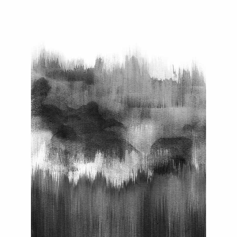 Digitaldruck-Tapete Brush Strokes Black livingwalls (DD119166)