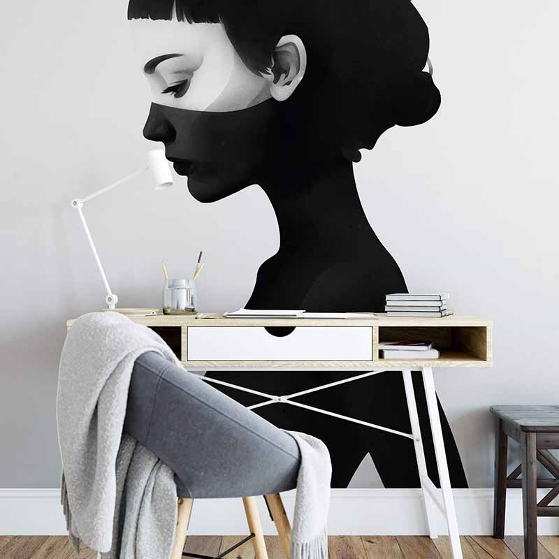 Digitaldruck-Tapete I am not here livingwalls (DD119157)