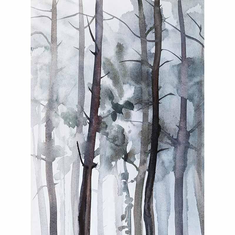 Digitaldruck-Tapete Watercolour Forest livingwalls (DD119144)