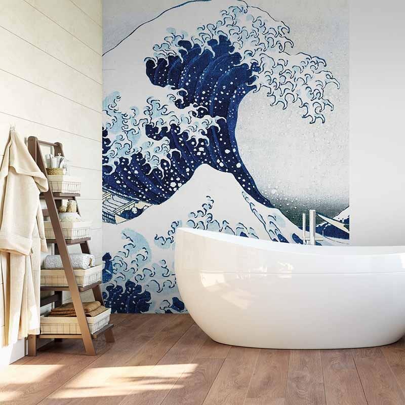 Digitaldruck-Tapete Hokusai - The Great Wave livingwalls (DD119135)