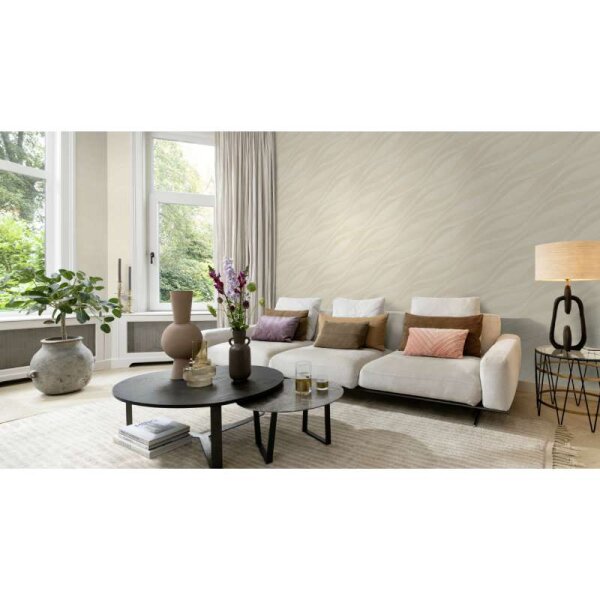 Tapete Beige, Creme Rasch Vliestapete (608038)