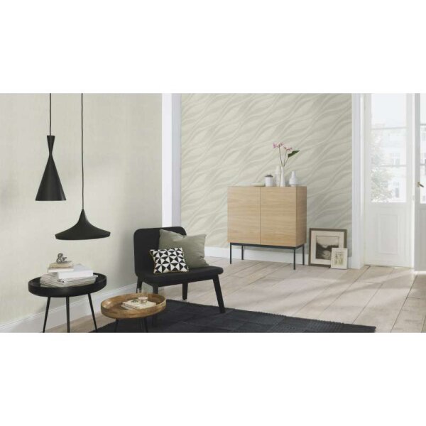 Tapete Grau, Silber Rasch Vliestapete (608021)