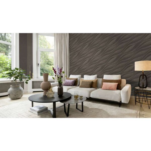 Tapete Grau, Silber Rasch Vliestapete (608007)