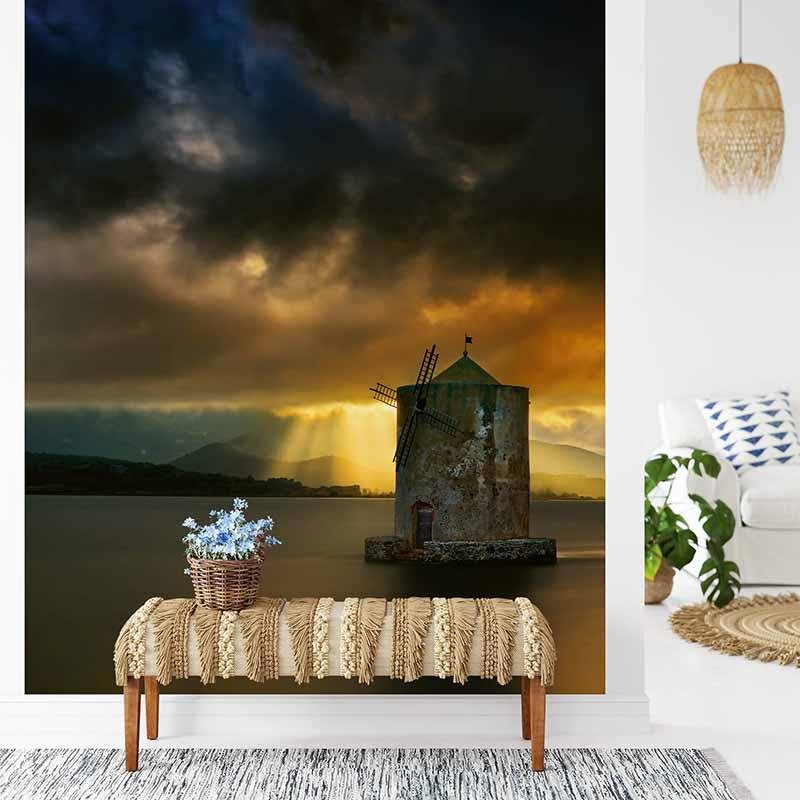Digitaldruck-Tapete Old Windmill livingwalls (DD119085)