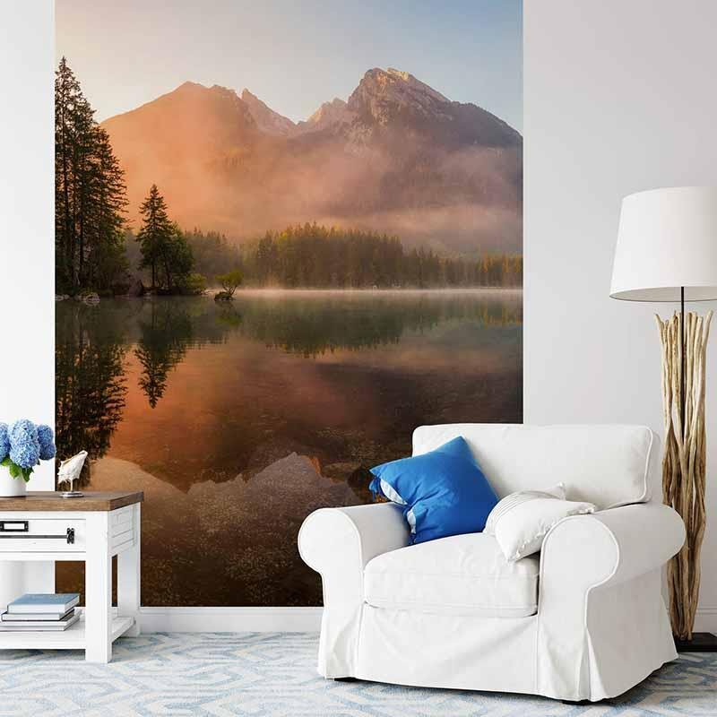 Digitaldruck-Tapete Mountain Lake livingwalls (DD119073)