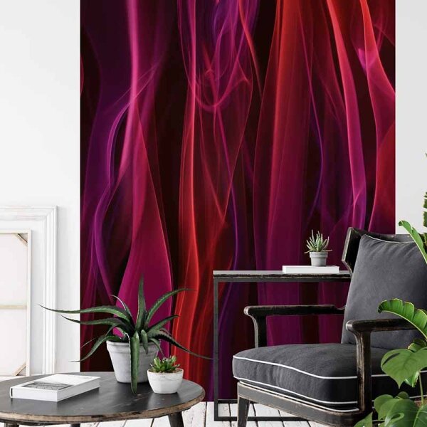 Digitaldruck-Tapete Red Smoke livingwalls (DD119065)