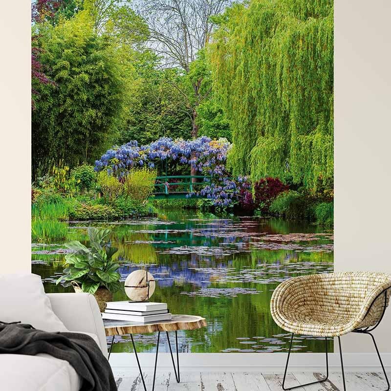 Digitaldruck-Tapete Monet’s Garden In France livingwalls (DD119061)