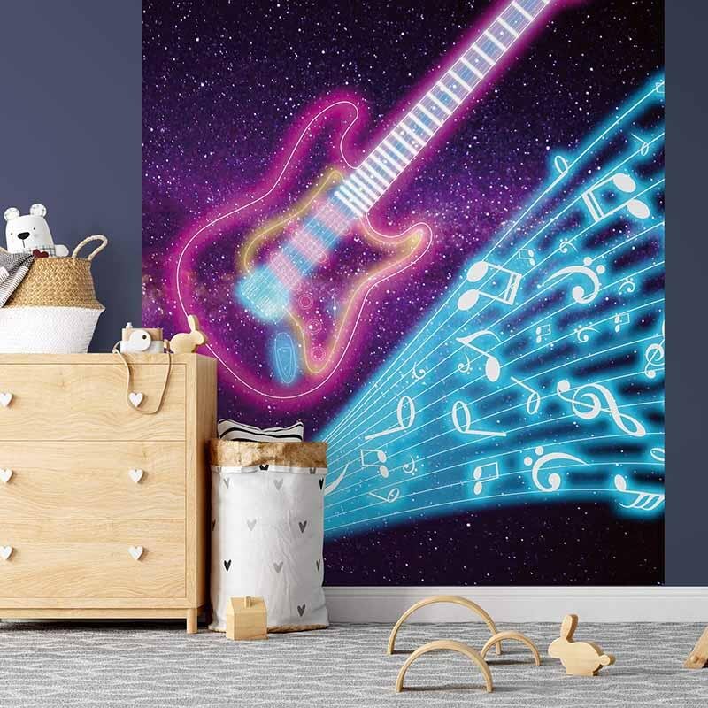Digitaldruck-Tapete Kids Guitar livingwalls (DD119053)