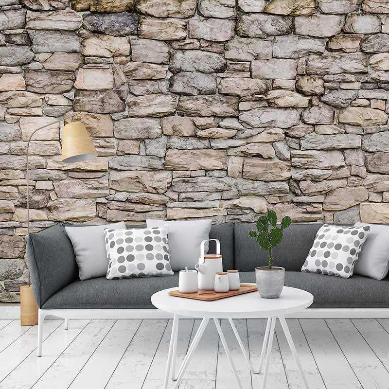 Digitaldruck-Tapete Stone Wall II livingwalls (DD119049)
