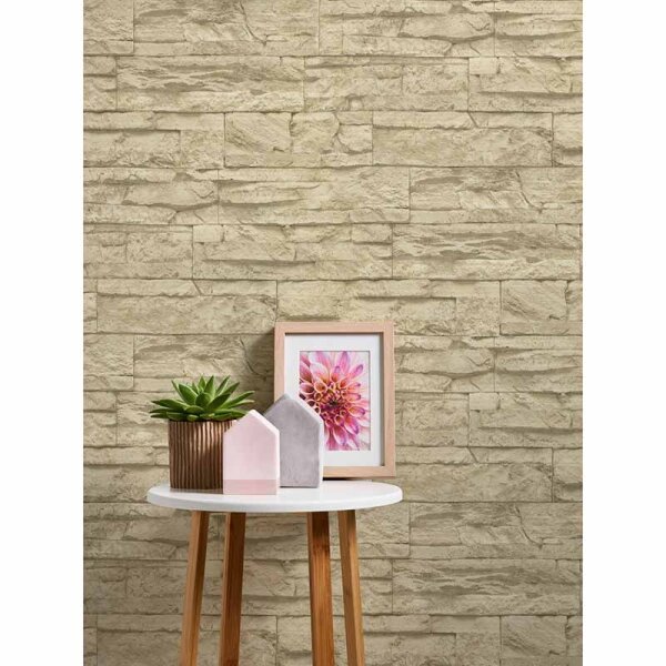 Tapete Beige, Creme AS-Creation Vliestapete (707130)