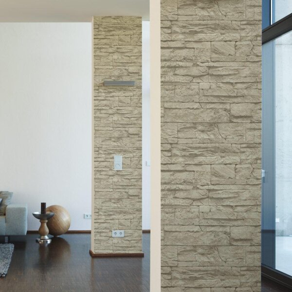 Tapete Beige, Creme AS-Creation Vliestapete (707130)