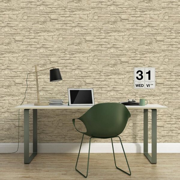 Tapete Beige, Creme AS-Creation Vliestapete (707130)