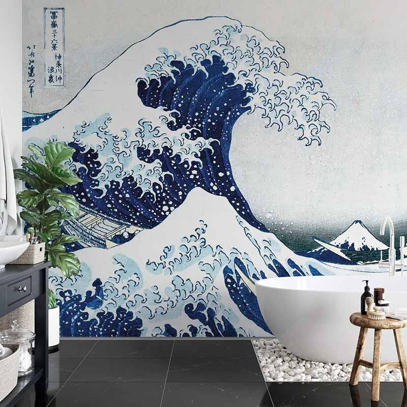 Digitaldruck-Tapete Hokusai - The Great Wave livingwalls (DD119025)