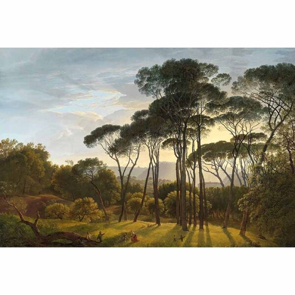 Digitaldruck-Tapete Italian Landscape with Umbrella Pines livingwalls (DD119018)