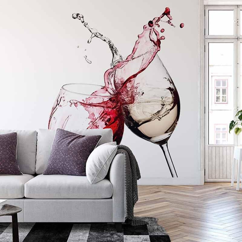 Digitaldruck-Tapete Wine Glasses livingwalls (DD119008)