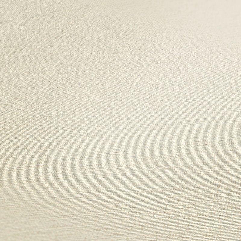 306881 Tapete Beige Creme Weiß Struktur Uni Vliestapete AS Creation